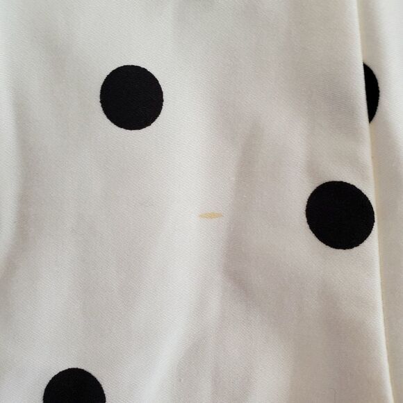 🔸️NWT Madison Leigh White Polka Dot Stretchy Sleeveless Dress Petite 10 - Picture 9 of 10